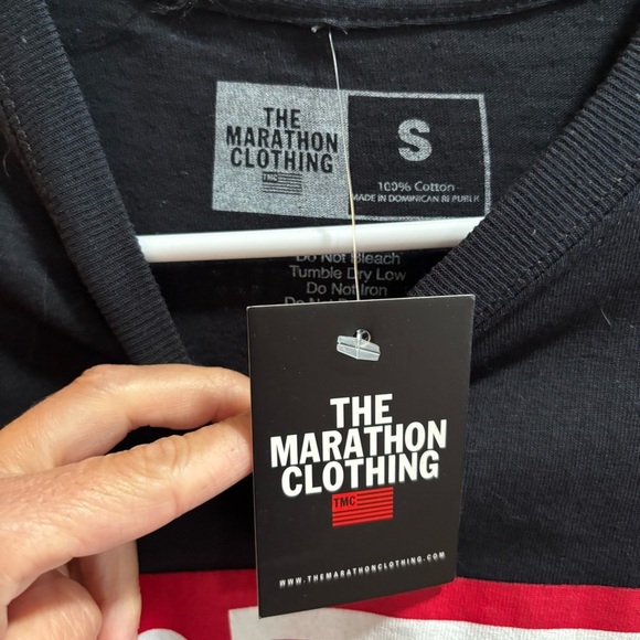 NWT The Marathon Clothing Black Tee - Picture 3 of 4